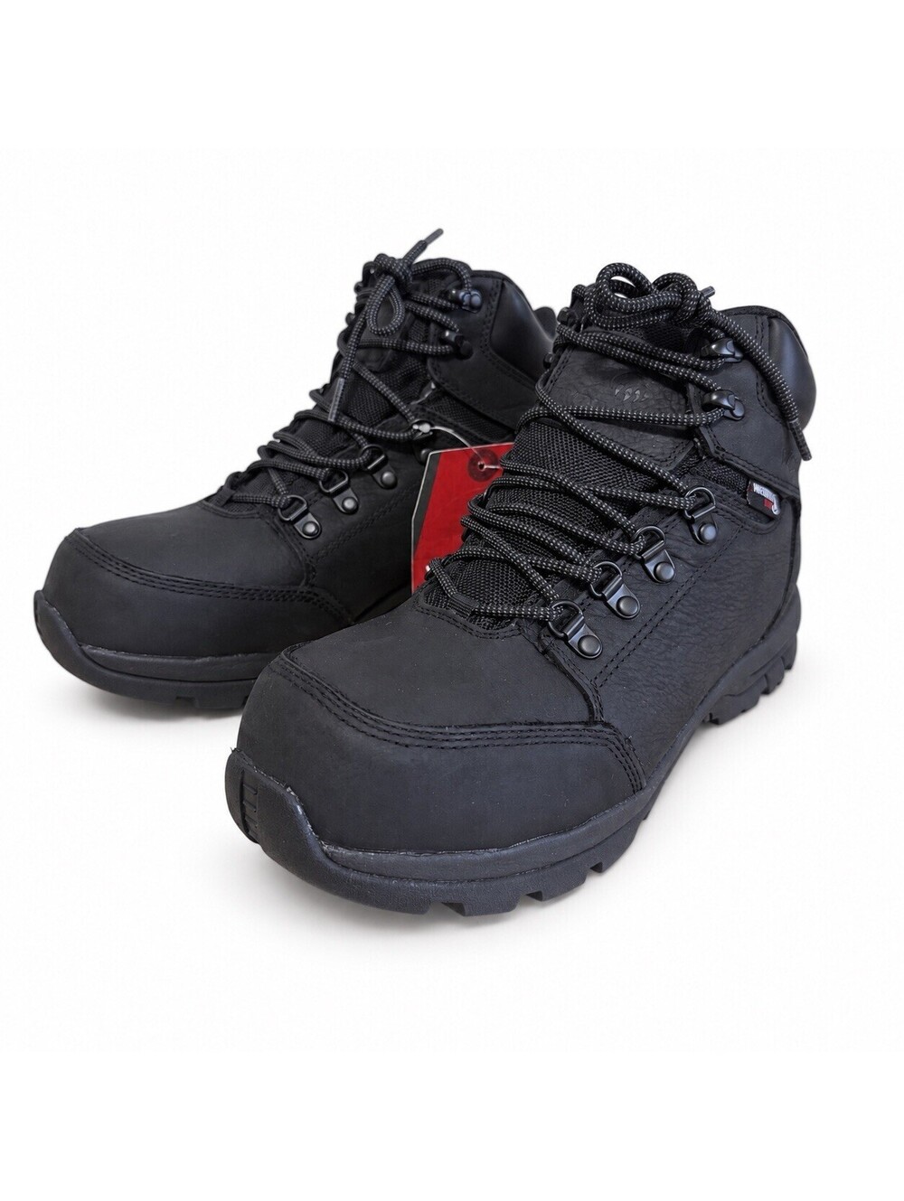 Wolverine Grayson Steel Toe Waterproof Work Boots Black Men’s 8 EW W211042 NWT